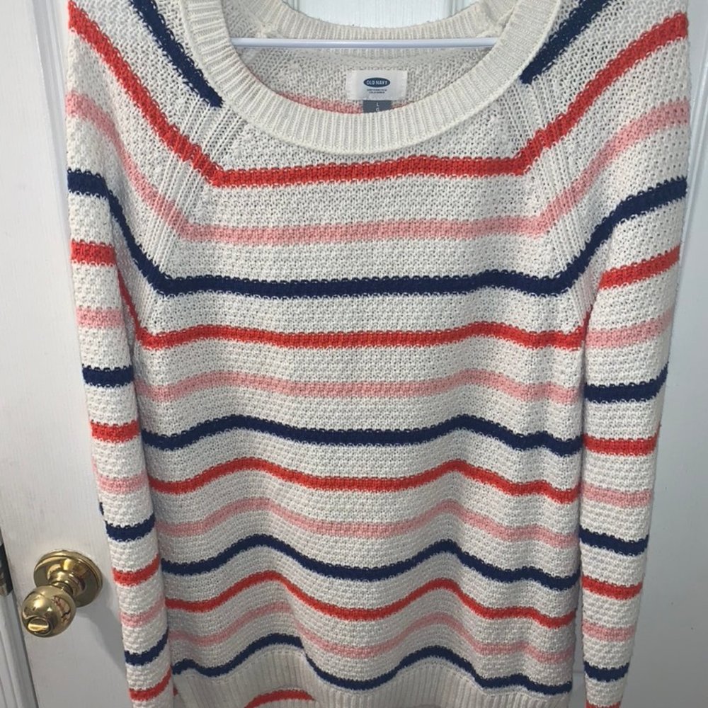 Old Navy Striped Knit Sweater